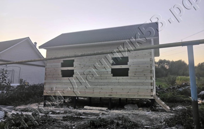 3 Брусовой дом ОД-1, 6×4, 24 м², Рязанская область, Спасский район, Посёлок Красильниково (2)